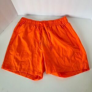 MAGCOMSEN Women Orange UPF 50+ Quick Dry Hiking Shorts Athletic Pockets Size M